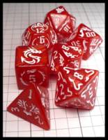 Dice : Dice - Dice Sets - Dragon Dice - Red Swirl with White Numerals - Temu May 2024